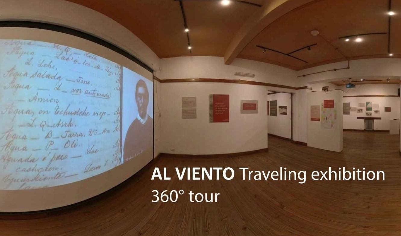 AL VIENTO itinerant exhibition - 360° tour, Patagonian Museum, Bariloche